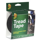 Duck® Tread Tape, 2" X 5 Yds, 3" Core, Black 1027475