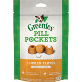 Greenies Tablet Pill Pockets Chicken Flavor Chewy Dog Treat (30-Pack) 428266