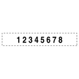 STAMP,8 DIGIT NUMBER PRO