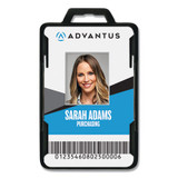 Advantus BADGE,2-CRD,RFID,BK 76417