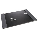 Artistic® Monticello Desk Pad, with Fold-Out Sides, 24 x 19, Black 5240-BG USS-AOP5240BG