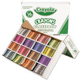 Crayola® Classpack Regular Crayons, 16 Colors, 800/box 528016