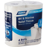 Camco RV & Marine 2-Ply Toilet Paper (4 Regular Rolls) 40274