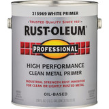 Rust-Oleum Professional Oil-Based Flat VOC Formula Metal Primer, White, 1 Gal. 215969 779233