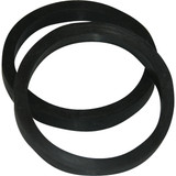 Lasco 1-1/4 In. Black Rubber Slip Joint Washer (2-Pack) 02-2251