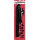 Lasco 1-1/2 In. OD x 16 In. Black Plastic End Outlet Waste