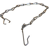 Lasco 9-1/2 In. Stainless Steel Toilet Flapper Chain and Hook 04-1527