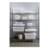 Rubbermaid® Commercial STORAGE,6" DEEP FOOD,WH FG350900WHT USS-RCP3509WHI