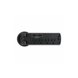 Safco® Pull-Up Power Module, 4 Outlets, 2 Usb Ports, 8 Ft Cord, Black 2069BL