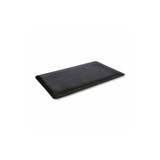 Crown Cushion-Step Marbleized Rubber Mat, 36 x 72, Black CU 3672BK