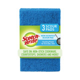 Scotch-Brite® Non-Scratch Scour Pads, Size 3 X 6, Blue, 10/carton 62310