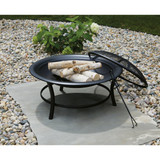 Outdoor Expressions 30 In. Round Steel Fire Pit