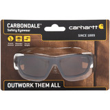 Carhartt Carbondale Black & Tan Frame Safety Glasses with Bronze Lenses