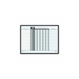 Quartet® BOARD,IN-OUT,OVL,24X18,GY 781G