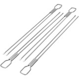 Broil King 12 In. Stainless Steel Dual Prong Skewer (4-Pack) 64049