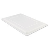 Rubbermaid® Commercial Food/Tote Box Lids, 26 x 18, White, Plastic FG350200WHT