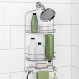 Zenith Zenna Home Satin Nickel Steel Shower Caddy 7542NN