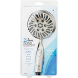 Home Impressions 6-Spray 1.8 GPM Handheld Shower Head, Brushed Nickel