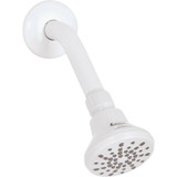 Home Impressions 1-Spray 1.8 GPM Fixed Shower Head, White 721801WH