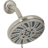 Home Impressions 6-Spray 1.8 GPM Fixed Shower Head, Brushed Nickel 725211BNP