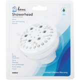 Home Impressions 5-Spray 1.8 GPM Fixed Shower Head, White