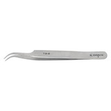 Excelta Tweezer,Curved Fine,4-1/2 in. L,SS 7-SA-SE