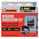 Frost King Shrink/Seal Window Kit,42" W,62" L,Tape V73/3H