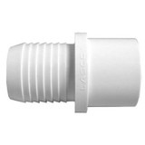 Sim Supply Adapter, 1 1/2 in, Insert x Spigot,White  460015