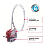 Master Lock Adjustable Cble Lockout,3 ft.,4 Lcks Max S806CBL3