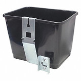 Mallory Squeegee Bucket,2 gal,Black 885