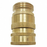 Sani-Lav Hose Adapter,Brass,3/4" x 3/4" N19