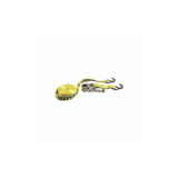 Keeper Tie Down Strap,Wire-Hook,Yellow 04624