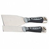 Hyde Putty Knife Set,Flexible,1-1/2,3"W,2 Pc. 48909