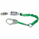 Honeywell Miller Shock-Absorbing Lanyard,Green  940RSS-RR-Z7/6FTGN