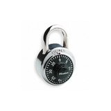 Master Lock Combination Padlock,2 in,Round,Silver 1525EZRC