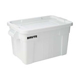 Rubbermaid Commercial Storage Tote,White,Solid,Plastic FG9S3100WHT