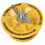 Cherne Pipe Plug,Wing Nut,2.5"H,3"Pipe 270237