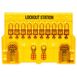 Master Lock Lockout Station,Filled,36 Components 1483BP410