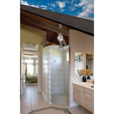Soler & Palau Plastic 4"dia,3.8"H,3.8"W Inline DuctFan TD-100