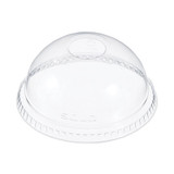 LID,DOME W/STRAW HOLE,CLR