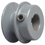 Sim Supply V-Belt Pulley,Finished,0.63in,0.66in  AK2058