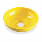 Bradley Plastic Eyewash Bowl, 10 In Dia  154-058