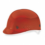 Msa Safety Bump Cap,Front Brim,Pinlock,Red  10033653