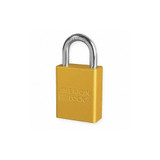 American Lock Lockout Padlock,KD,Yellow,1-7/8"H A1105YLW