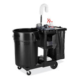 Rubbermaid® Commercial CART,JNTR CLNG,TRDTNL,BK 1861430 USS-RCP1861430