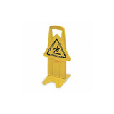 Rubbermaid Floor Sign,Yellow,Polypropylene,25 in H FG9S0900YEL