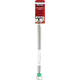 Lasco 1/2 In. IPS x 7/8 In. BC x 9 In. L Braided Stainless Steel Flex Line Toilet Connector
