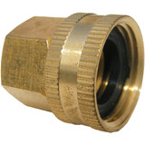 Lasco 3/4 In. FHT x 1/2 In. FPT Brass Adapter 15-1717