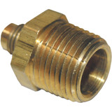 Lasco 1/4 In. M x 3/8 In. MPT Brass Flare Adapter 17-4813