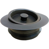 Lasco Oil Rubbed Bronze PVC Disposer Flange and Stopper 03-1075OB